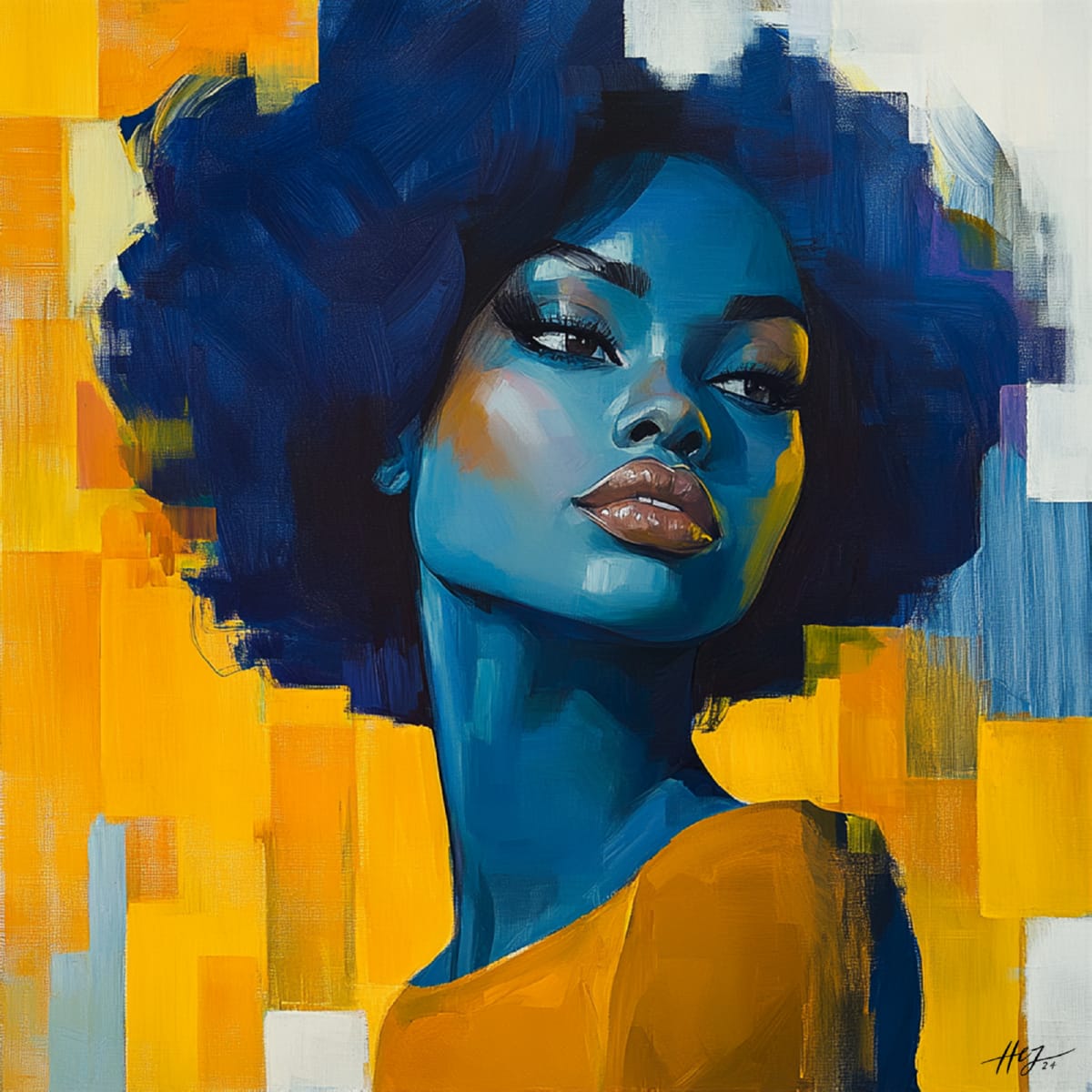 Afro Blue 06