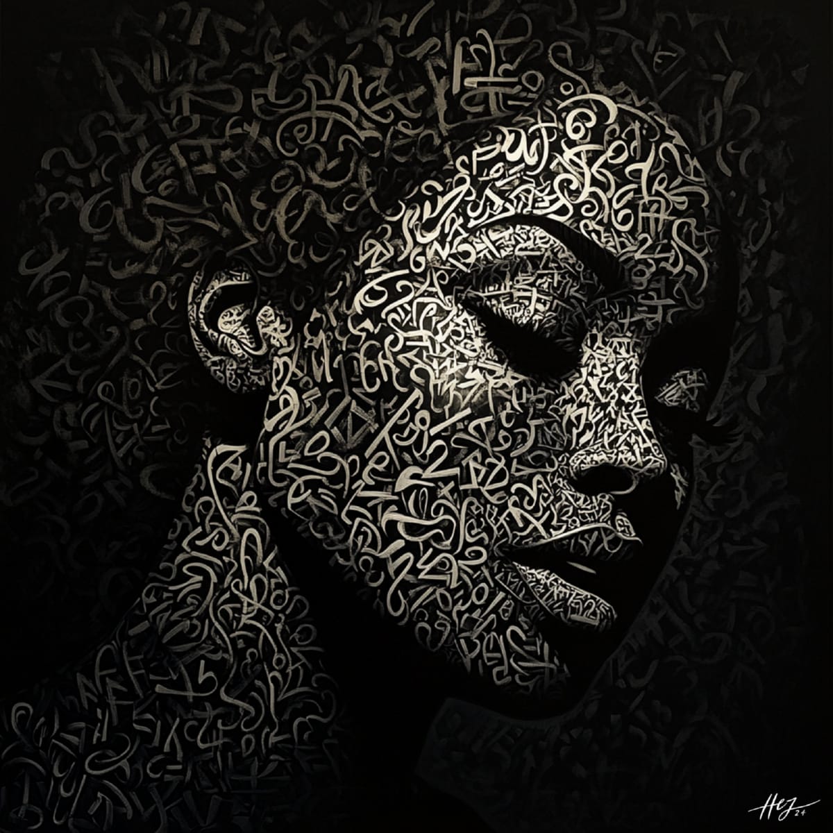 Intricate  calligraphy 6