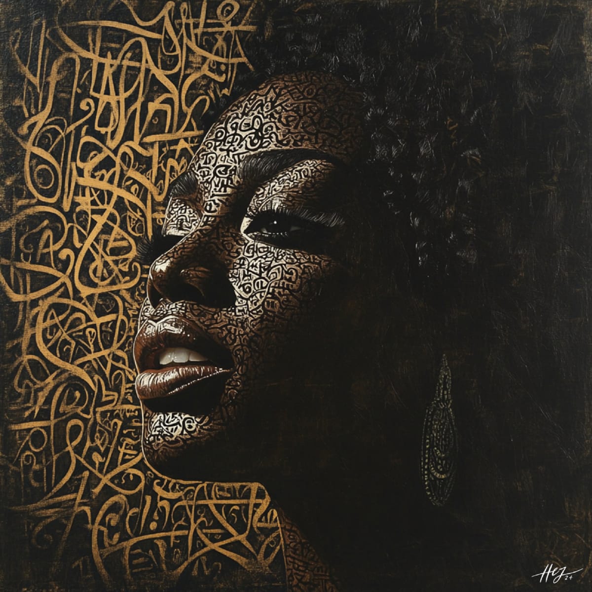 Intricate  calligraphy 20