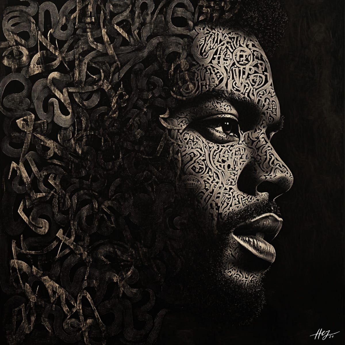 Intricate  calligraphy 22